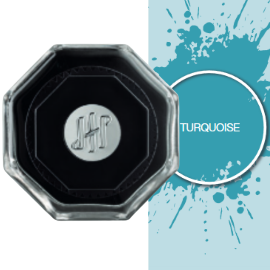 Montegrappa Ink Bottle - 50ml - Turquoise-Pen Boutique Ltd