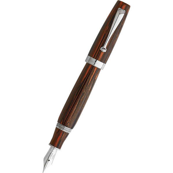 Montegrappa Miya Fountain Pen - Brick Red Ebonite (North America Exclusive)-Pen Boutique Ltd