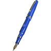 Montegrappa Venetia Celluloid Fountain Pen - Glittering Blue - US Exclusive (Limited Edition)-Pen Boutique Ltd