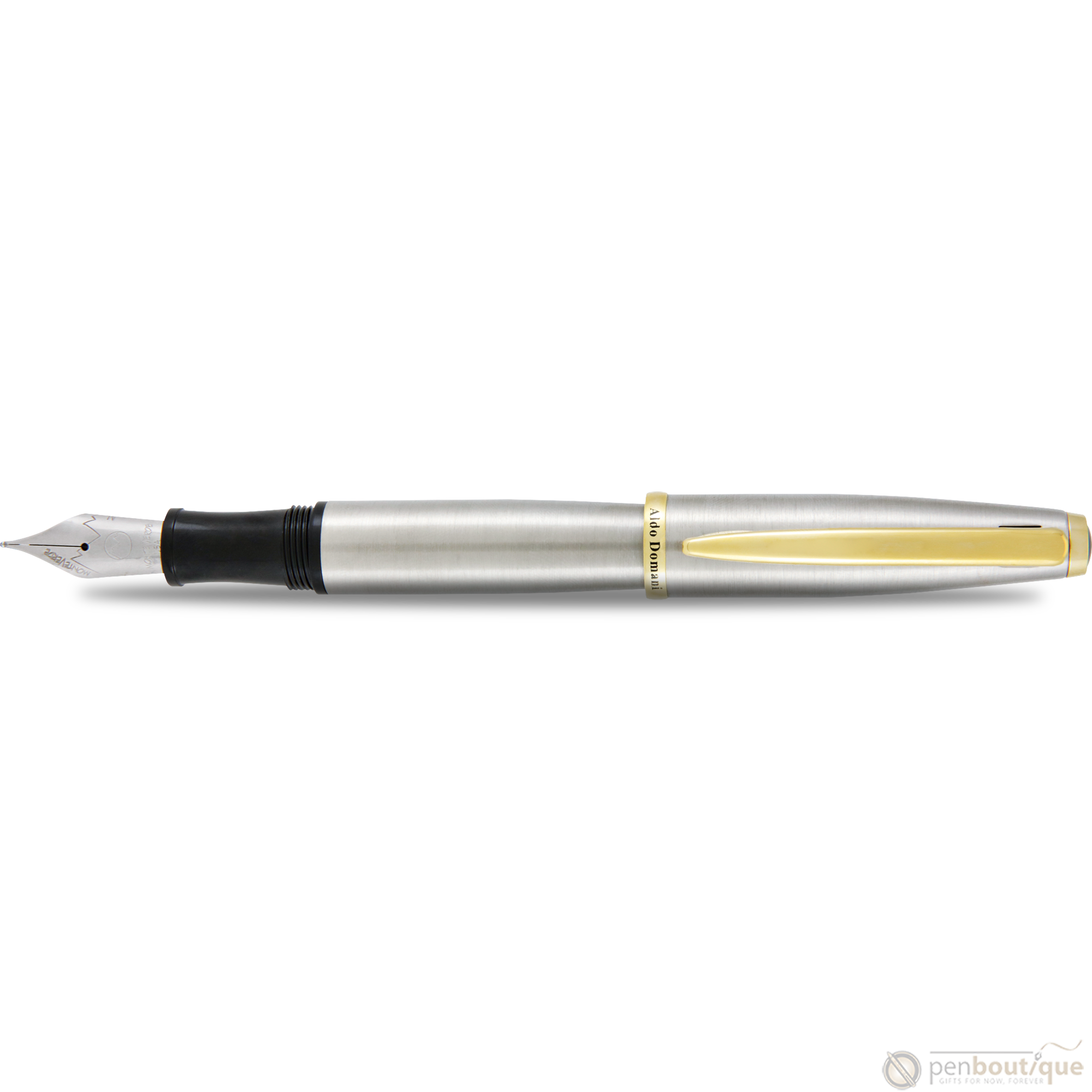 Monteverde Aldo Domani Fountain Pen - Brushed-Pen Boutique Ltd