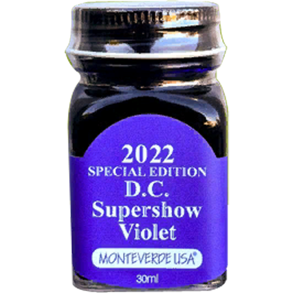 Monteverde DC Supershow Bottled Ink - 2022 Special Edition - Violet-Pen Boutique Ltd