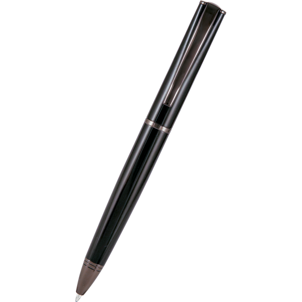 Monteverde Impressa Ballpoint - Black with Gunmetal Trim-Pen Boutique Ltd