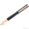 Monteverde Impressa Black with Rose Gold Trim Rollerball Pen-Pen Boutique Ltd