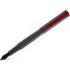 Monteverde Impressa Gun Metal with Red Trim Fountain Pen-Pen Boutique Ltd
