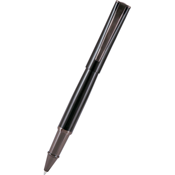 Monteverde Impressa Rollerball Pen- Black with Gunmetal Trim-Pen Boutique Ltd