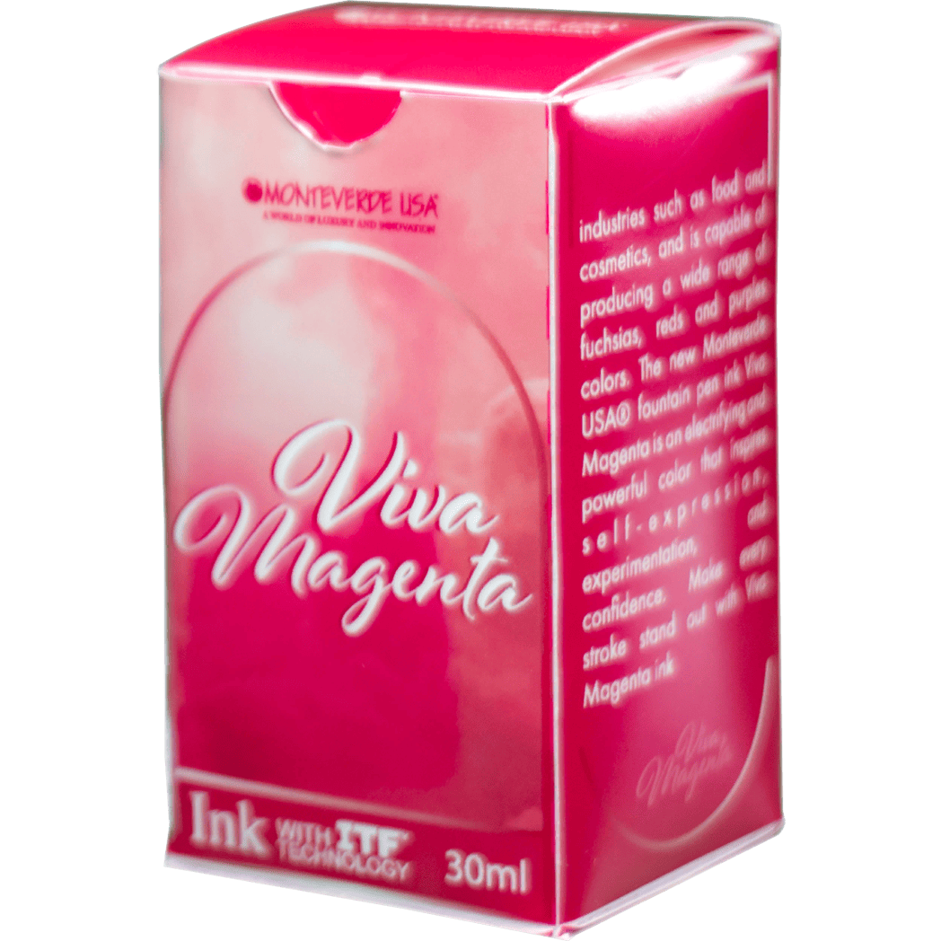 Monteverde Ink Bottle - 2023 Color of the Year - Viva Magenta - 30 ml-Pen Boutique Ltd
