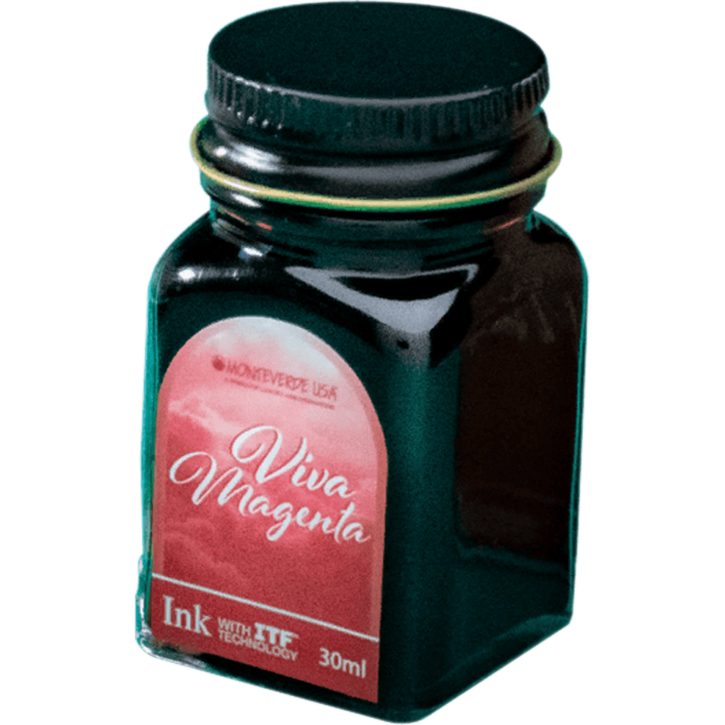 Monteverde Ink Bottle - 2023 Color of the Year - Viva Magenta - 30 ml-Pen Boutique Ltd