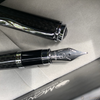 Monteverde Innova Fountain Pen - Black - Chrome Trim (20th Anniversary)-Pen Boutique Ltd