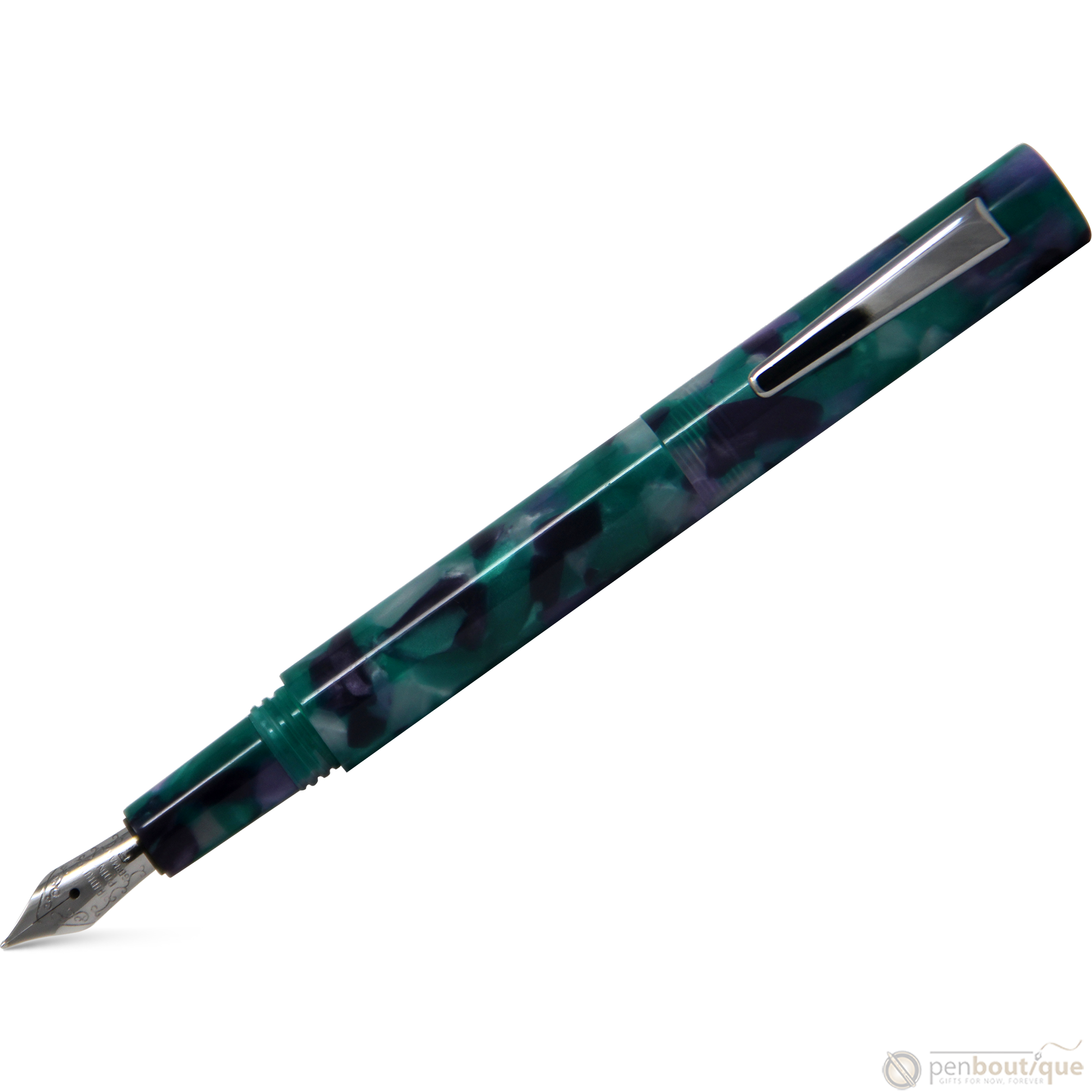 Monteverde MVP Fountain Pen - Green Abstracts-Pen Boutique Ltd