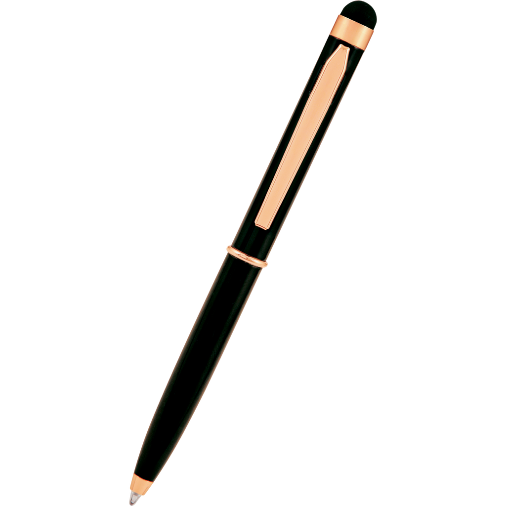 Monteverde Poquito Stylus Ballpoint Pen - Black Attire-Pen Boutique Ltd