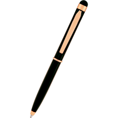 Monteverde Poquito Stylus Ballpoint Pen - Black Attire-Pen Boutique Ltd