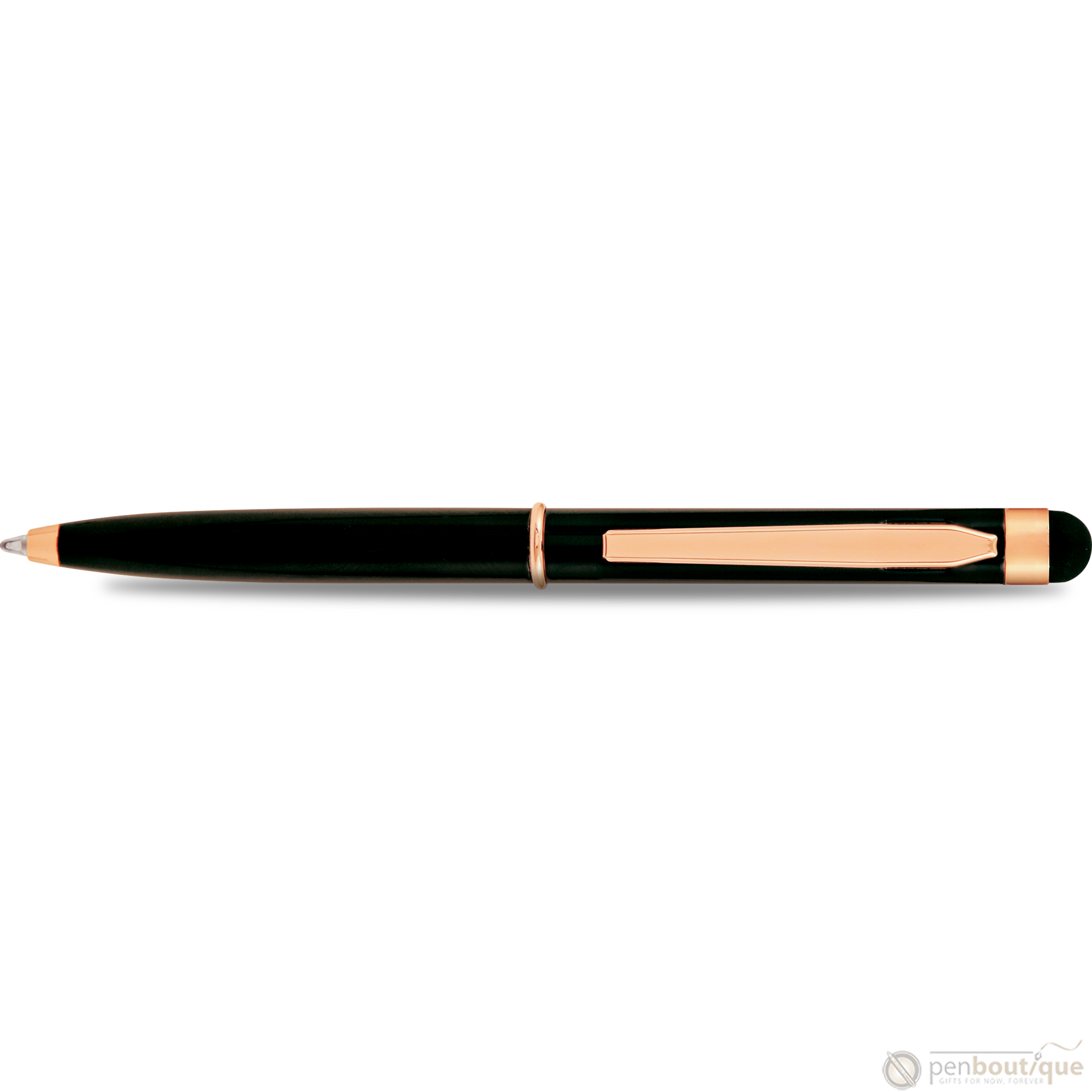 Monteverde Poquito Stylus Ballpoint Pen - Black Attire-Pen Boutique Ltd