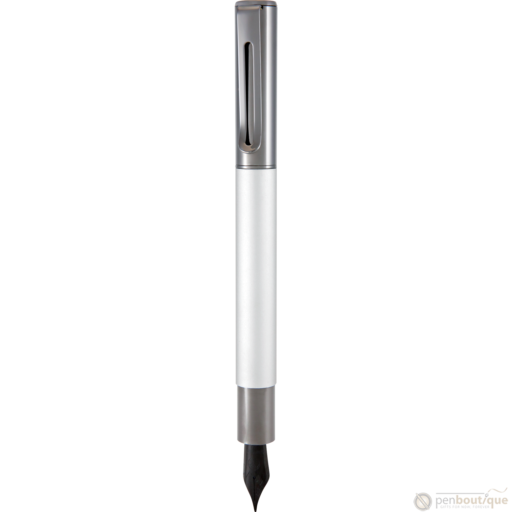 Monteverde Ritma Fountain Pen - Silver-Pen Boutique Ltd