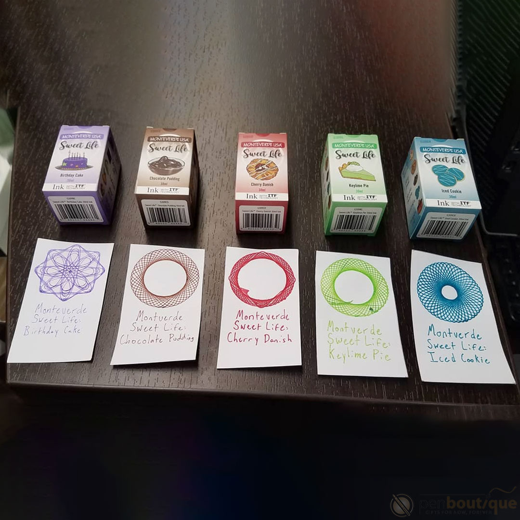 Monteverde Sweet Life Ink Bottle - Cherry Danish - 30ml-Pen Boutique Ltd