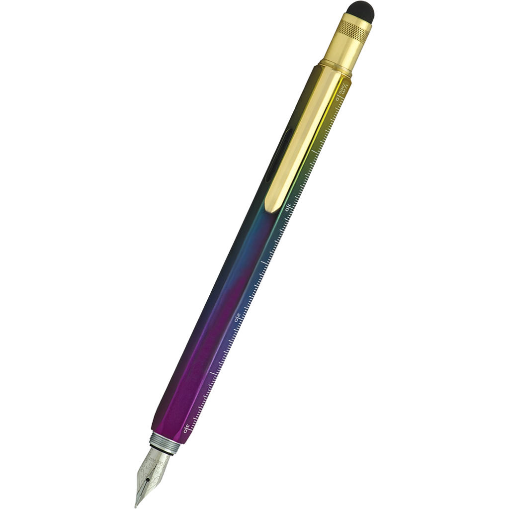 Rainbow Ballpoint Pen Steel *THIN* Multi Color~Refillable~BEAUTIFUL PEN!!