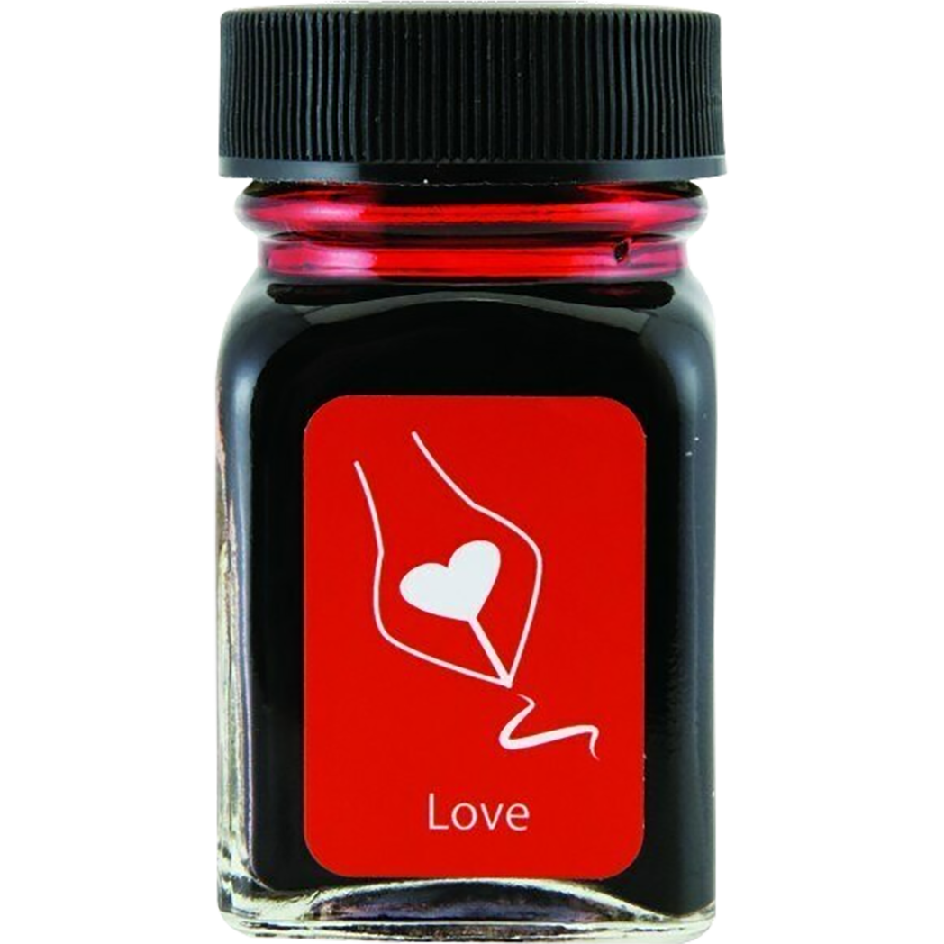 Monteverde USA Emotions Ink Bottle - Love Red - 30ml-Pen Boutique Ltd