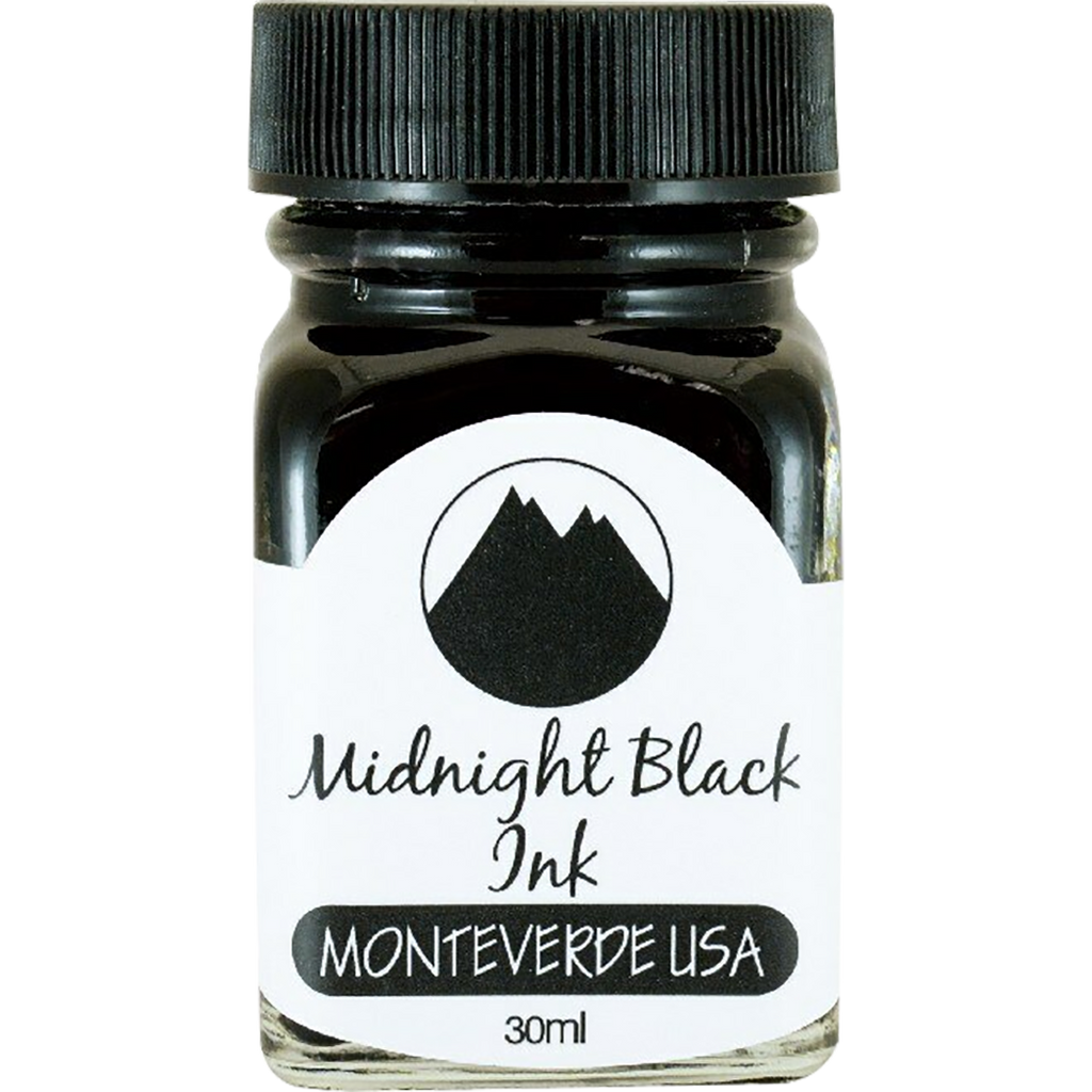 Monteverde World of Colors Midnight Black Ink Bottle 30 ml-Pen Boutique Ltd