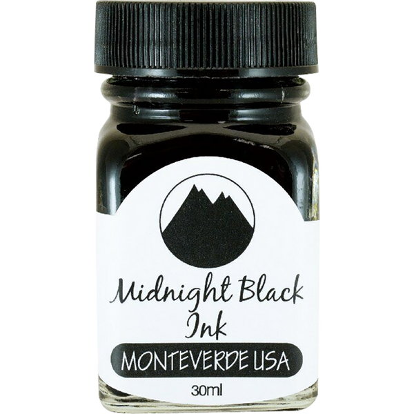 Monteverde World of Colors Midnight Black Ink Bottle 30 ml-Pen Boutique Ltd
