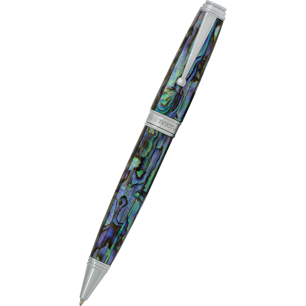 Monteverde Invincia Deluxe Ballpoint Pen - Abalone Chrome Trim - Limited Edition-Pen Boutique Ltd