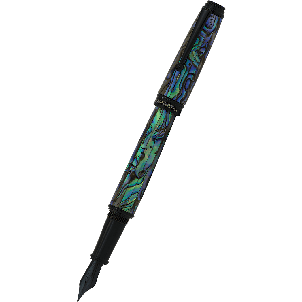 Monteverde Invincia Deluxe Fountain Pen - Abalone Gunmetal Trim - Limited Edition-Pen Boutique Ltd