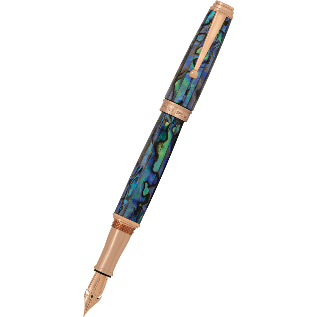 Monteverde Invincia Deluxe Fountain Pen - Abalone Rosegold Trim - Limited Edition-Pen Boutique Ltd