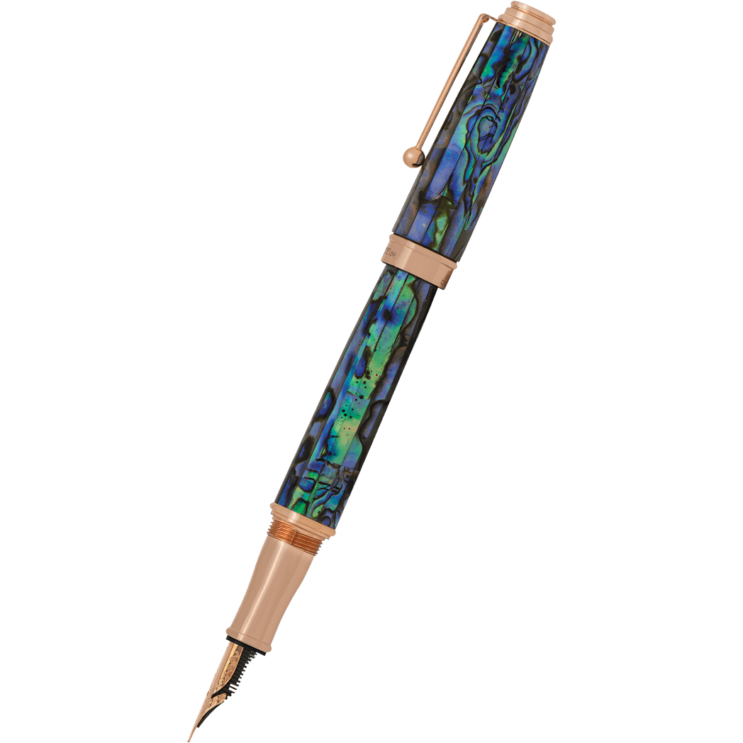 Monteverde Invincia Deluxe Fountain Pen - Abalone Rosegold Trim - Limited Edition-Pen Boutique Ltd