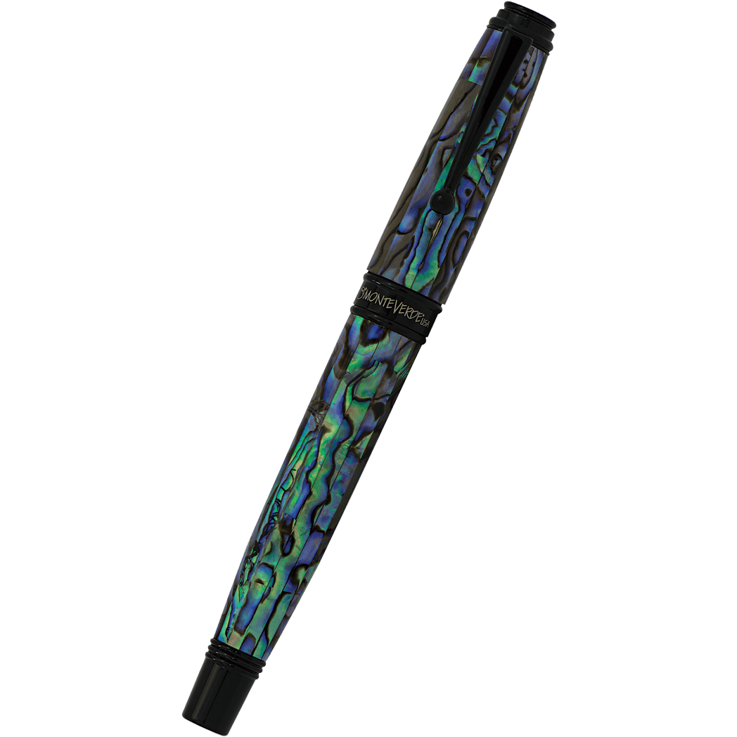 Monteverde Invincia Deluxe Fountain Pen - Abalone Gunmetal Trim - Limited Edition-Pen Boutique Ltd