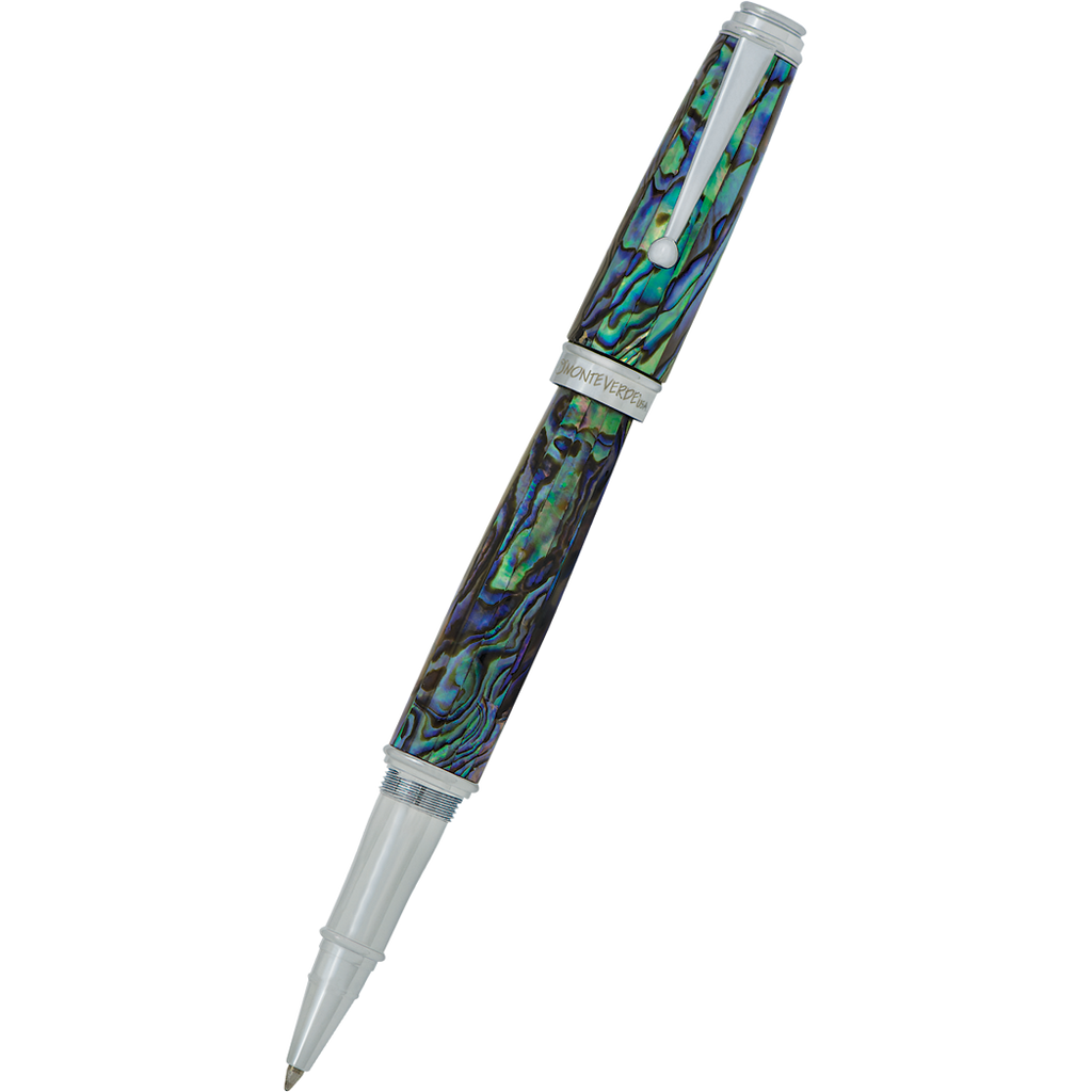 Monteverde Invincia Deluxe Rollerball Pen - Abalone Chrome Trim - Limited Edition-Pen Boutique Ltd
