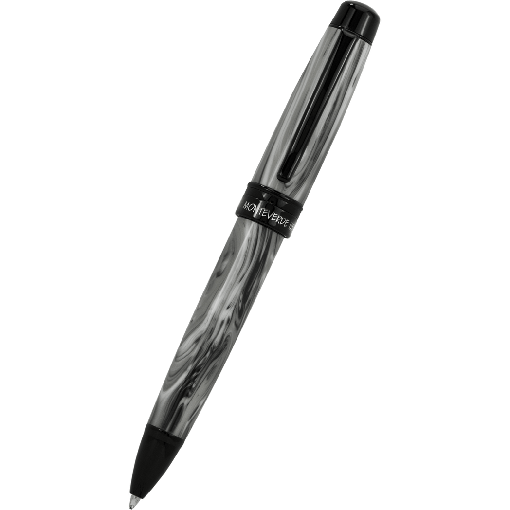 Monteverde Prima Ballpoint Pen - Grey Swirl-Pen Boutique Ltd