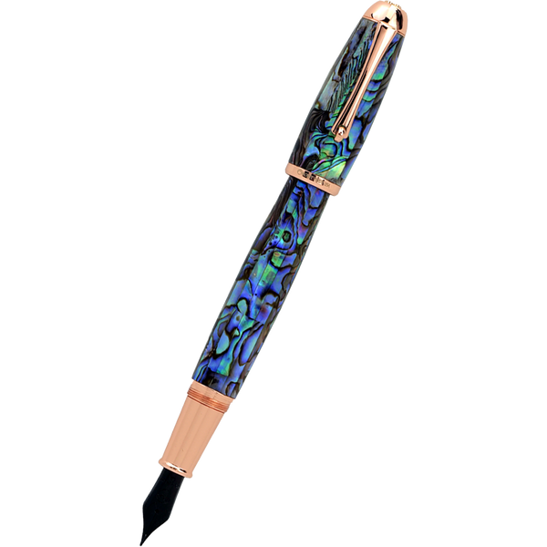 Monteverde Super Mega Fountain Pen - Abalone - Rosegold (Limited Edition)-Pen Boutique Ltd
