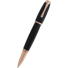 Monteverde Super Mega Rollerball Pen - Carbon Fiber - Rosegold-Pen Boutique Ltd