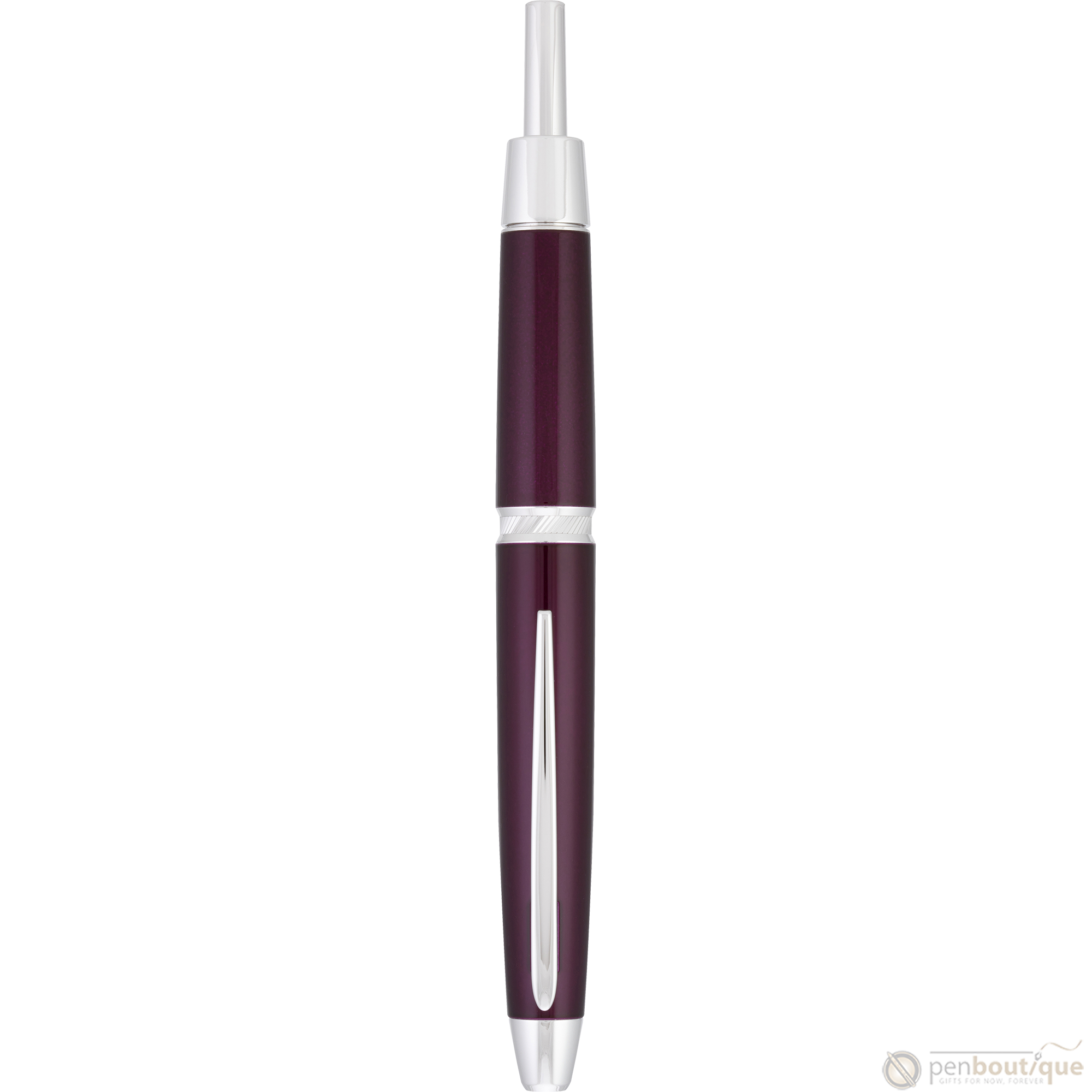 Pilot Vanishing Point LS Fountain Pen - Burgundy - Rhodium Trim-Pen Boutique Ltd