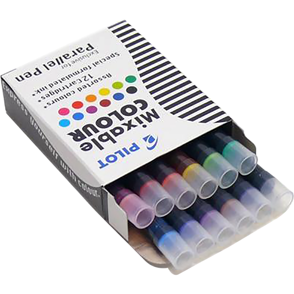 Pilot-Pilot Ink Cartridges - Assorted Colors-12/box-Pen Boutique Ltd
