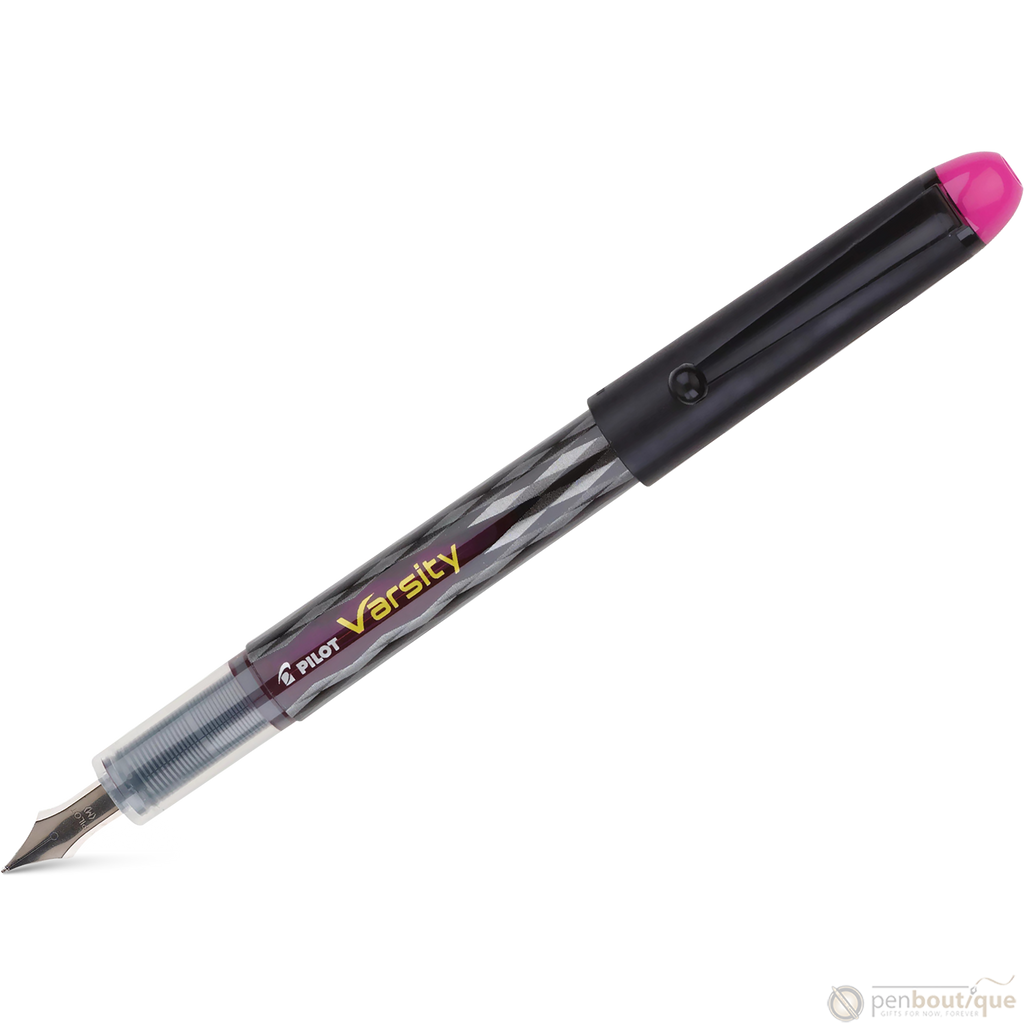 thumbnail image 2 of Pilot Varsity Disposable Fountain Pens – Set Of 3 Medium Nib India Ink Pens (Purple Ink) 2 of 11