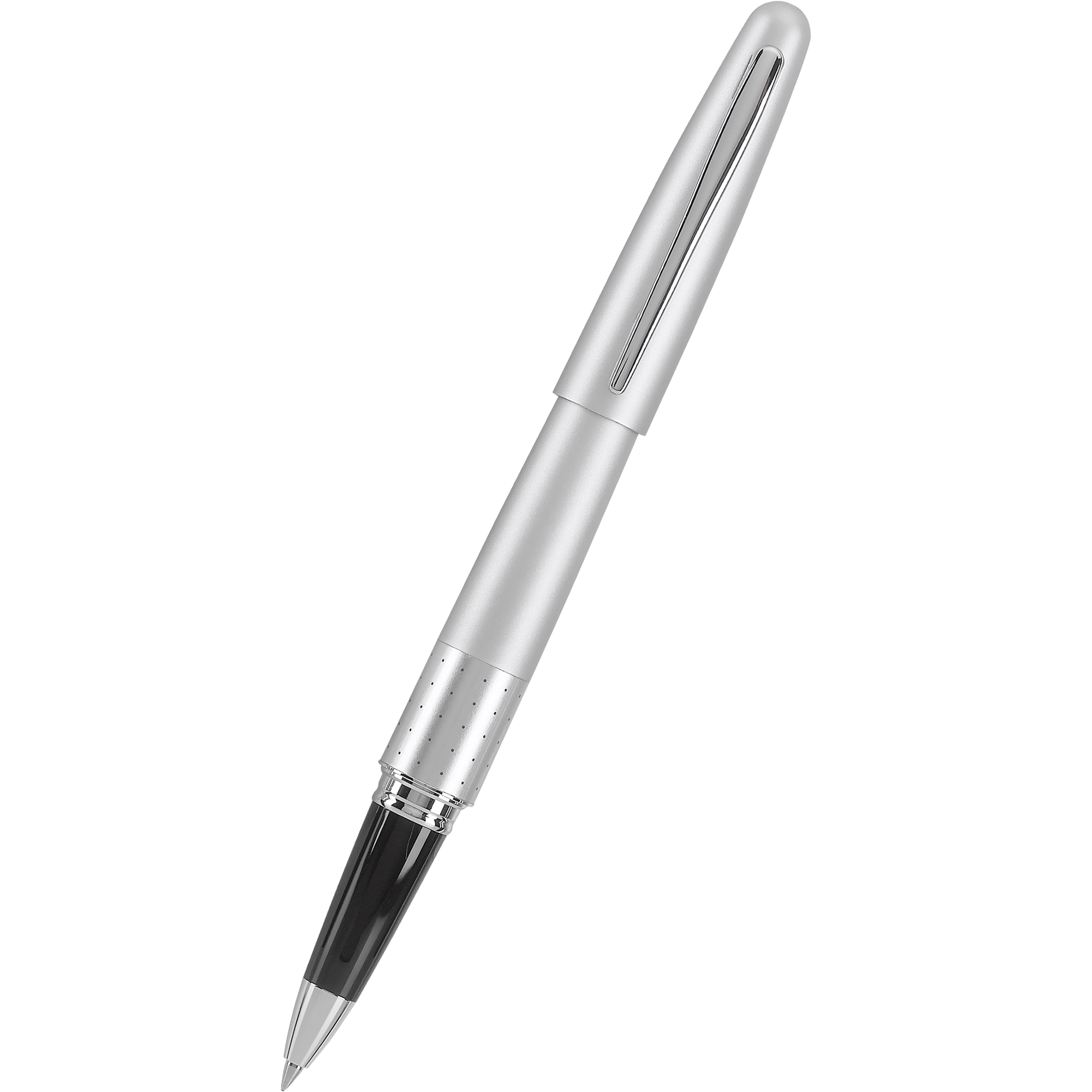 Pilot Rollerball Pen - MR Collection - Silver Barrel Dots-Pen Boutique Ltd