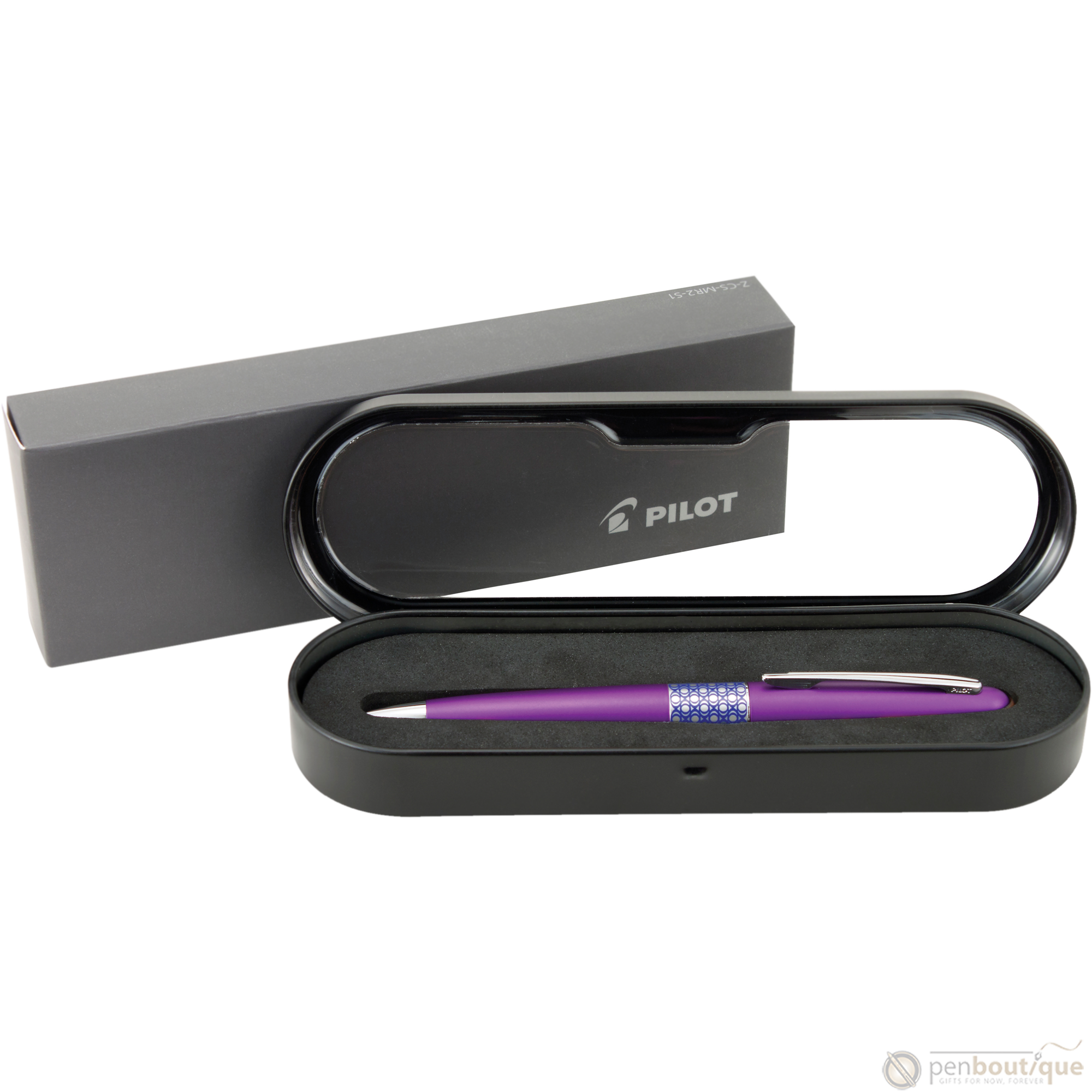 Pilot Ballpoint Pen - MR Collection - Retro Pop - Purple-Pen Boutique Ltd