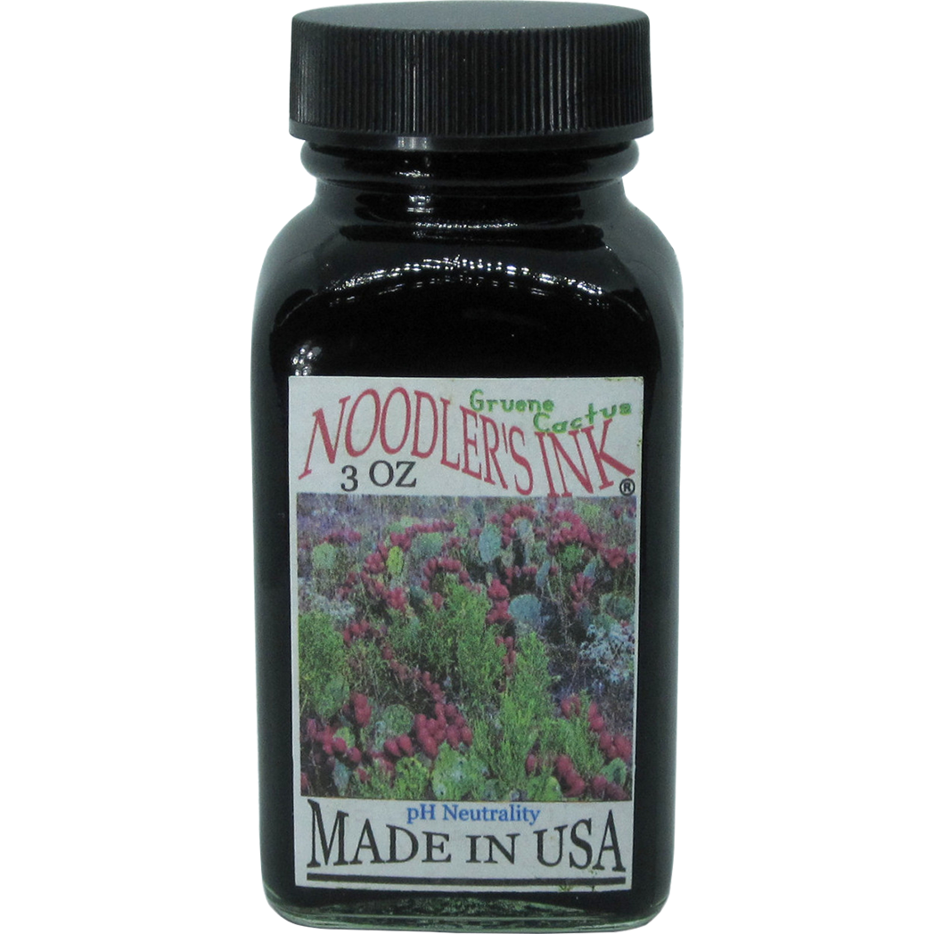 Noodler's Ink Gruene Cactus 3 oz Ink Bottle-Pen Boutique Ltd