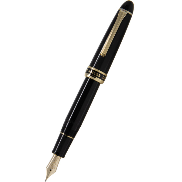 Sailor 1911 Fountain Pen - Naginata Togi - Gold Trim - Black-Pen Boutique Ltd