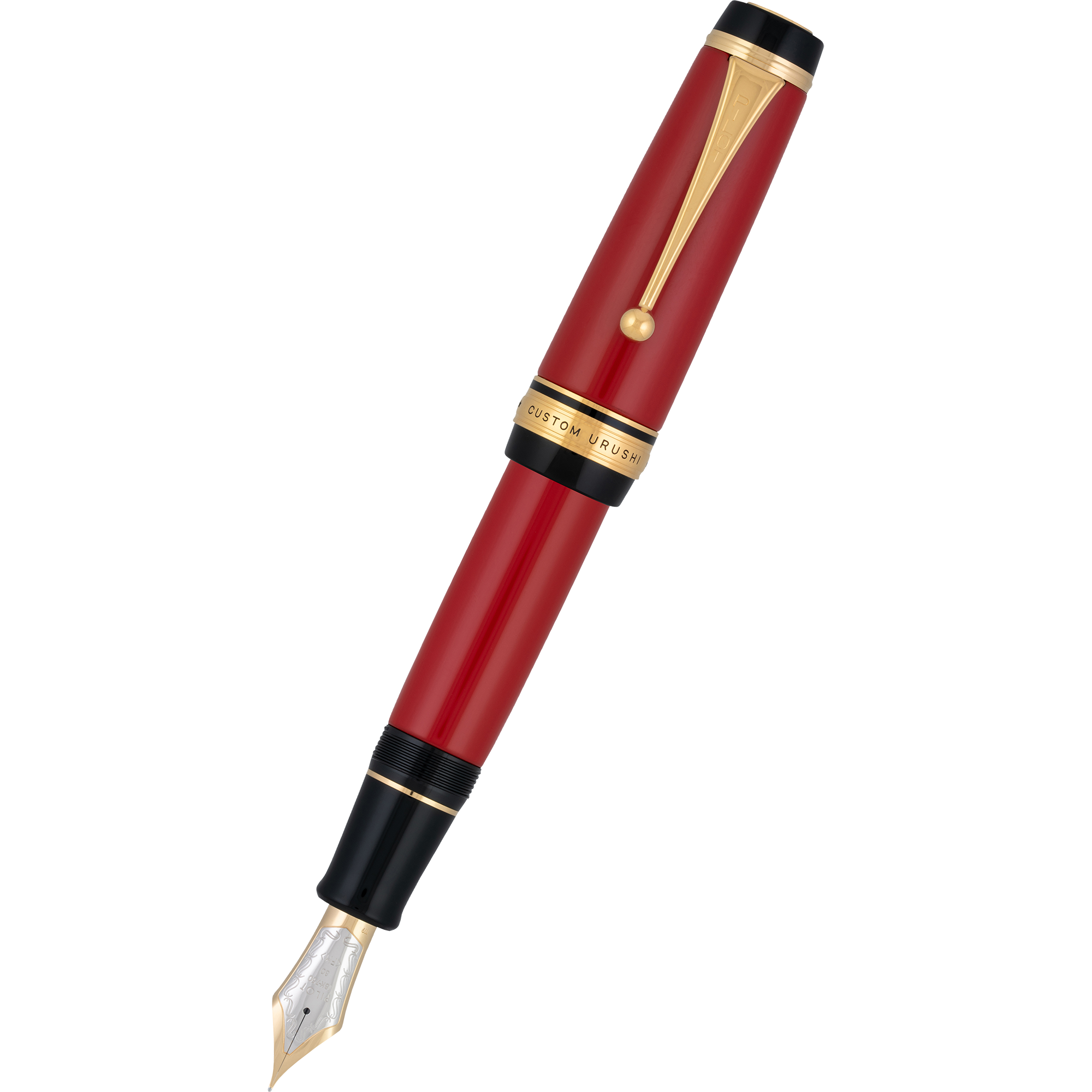 Namiki Custom Urushi Fountain Pen - Vermillion-Pen Boutique Ltd