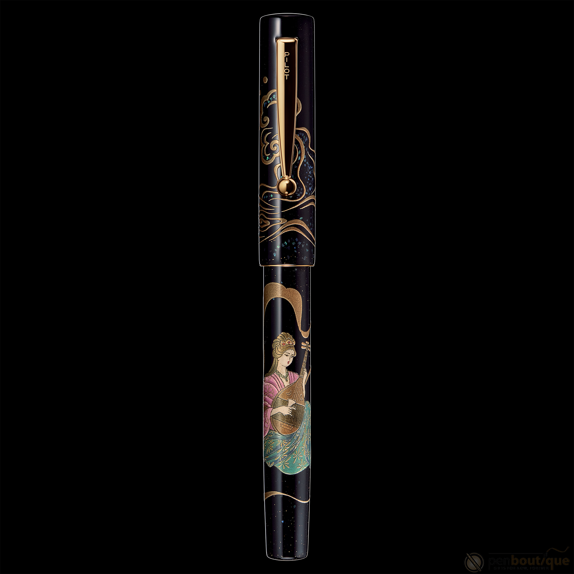 Namiki Seven Gods of Good Fortune Fountain Pen - Limited Edition - Benzaiten-Pen Boutique Ltd