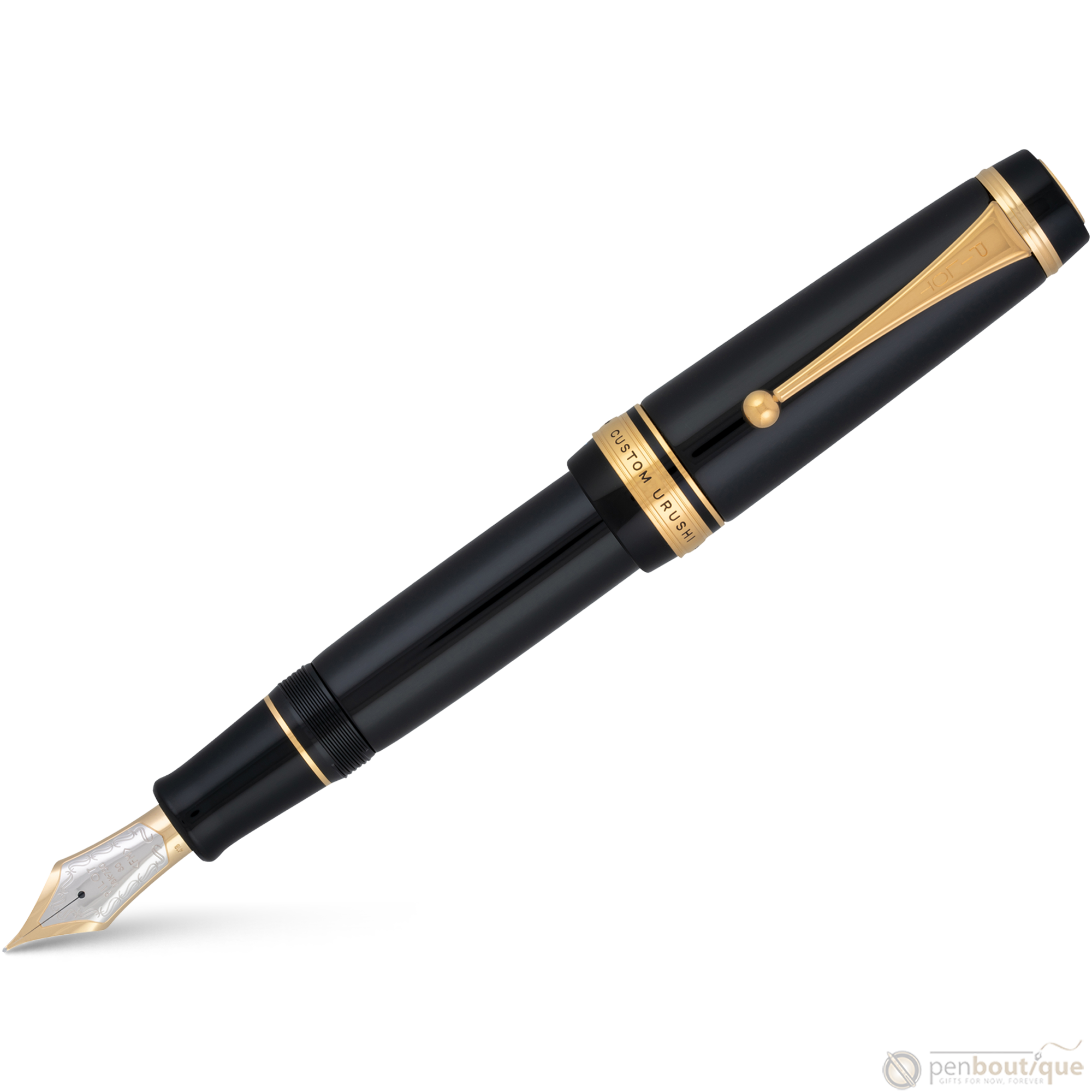 Namiki Custom Urushi Black Fountain Pen-Pen Boutique Ltd