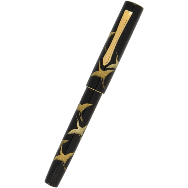 Namiki Yukari Fountain Pen - Chinkin Tsuru (Crane)-Pen Boutique Ltd