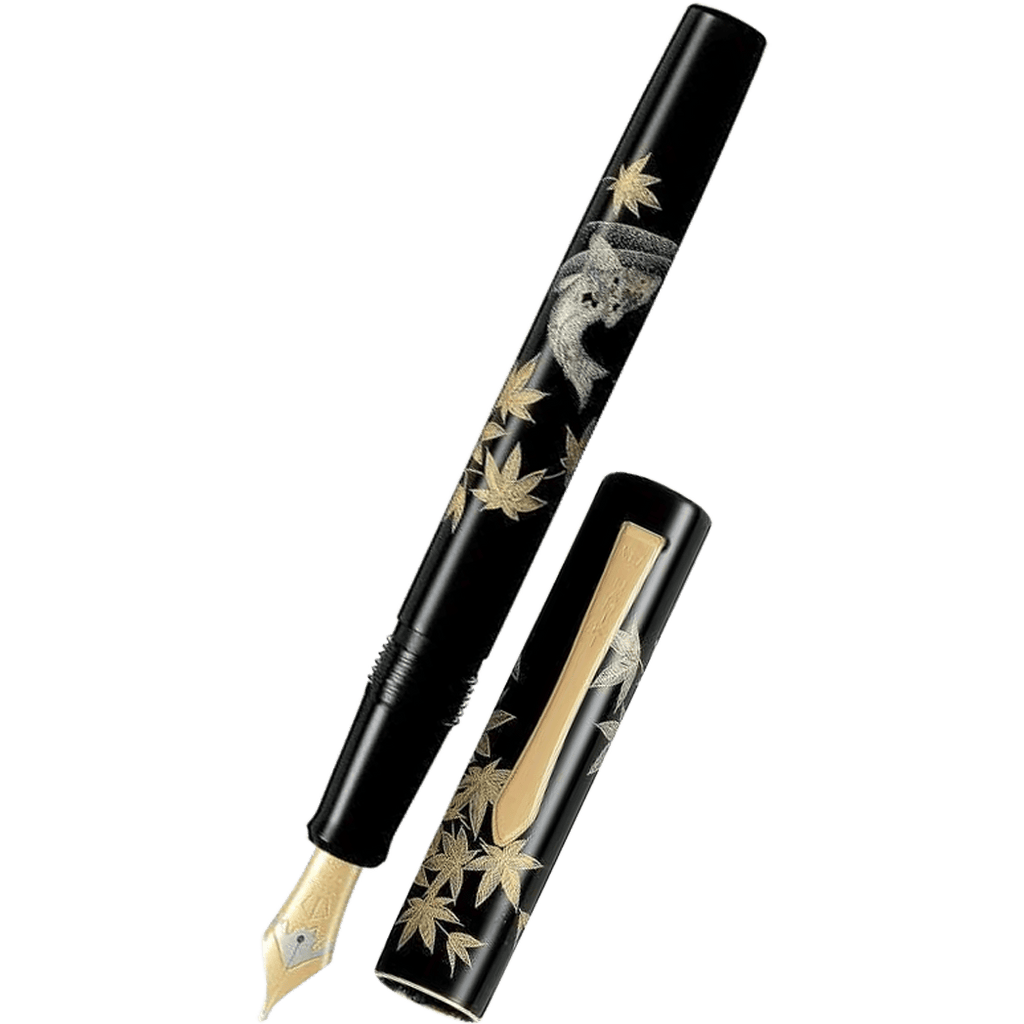 Namiki Yukari Fountain Pen - Maki e - Chinkin Kinshu (Beauty of Autumn Leaves)-Pen Boutique Ltd