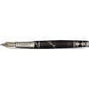 David Oscarson Tesla Fountain Pen - Translucent Black - Silver Trim - Pen Boutique Ltd