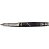David Oscarson Tesla Fountain Pen - Translucent Black - Silver Trim-Pen Boutique Ltd