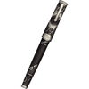 David Oscarson Tesla Fountain Pen - Translucent Black - Silver Trim - Pen Boutique Ltd