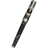 David Oscarson Tesla Fountain Pen - Translucent Black - Silver Trim-Pen Boutique Ltd