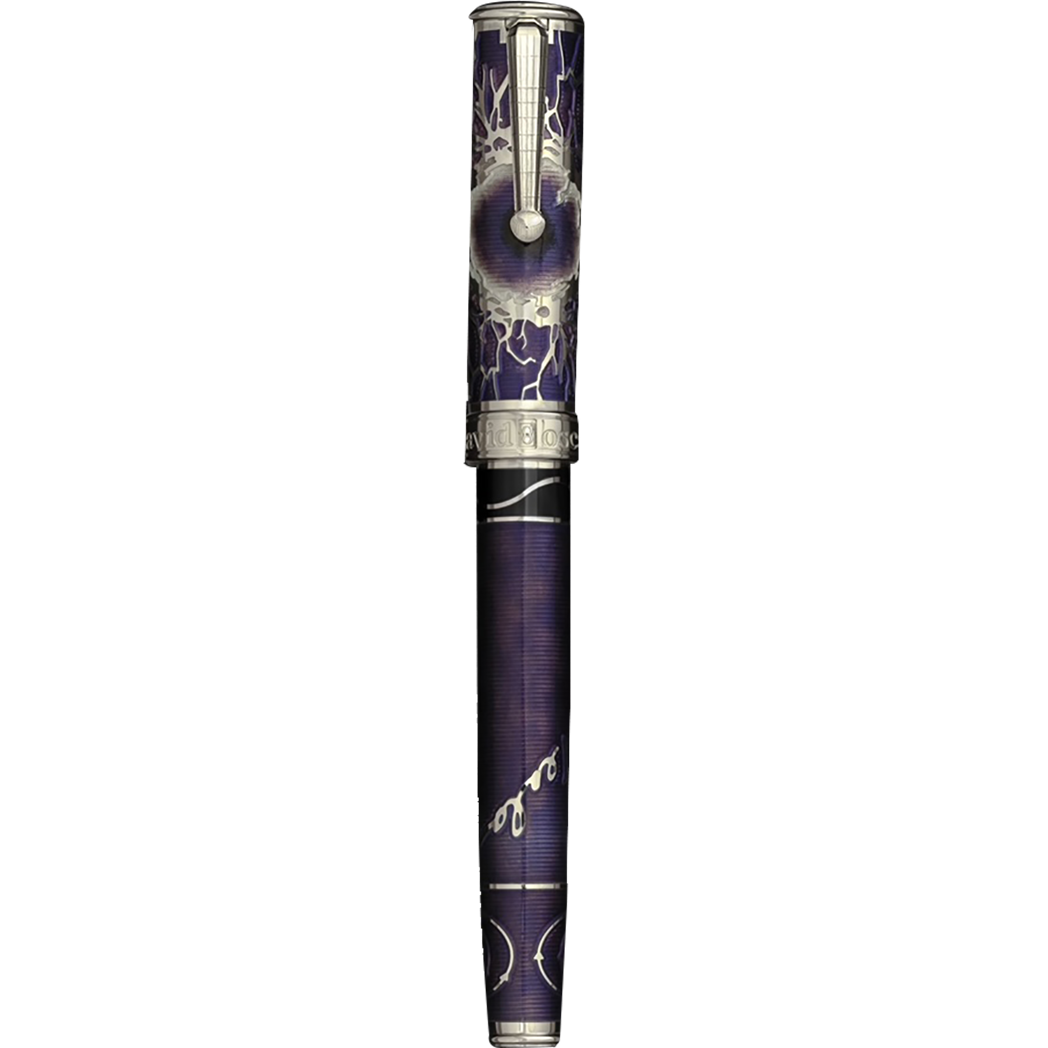 David Oscarson Tesla Fountain Pen - Translucent Purple-Pen Boutique Ltd