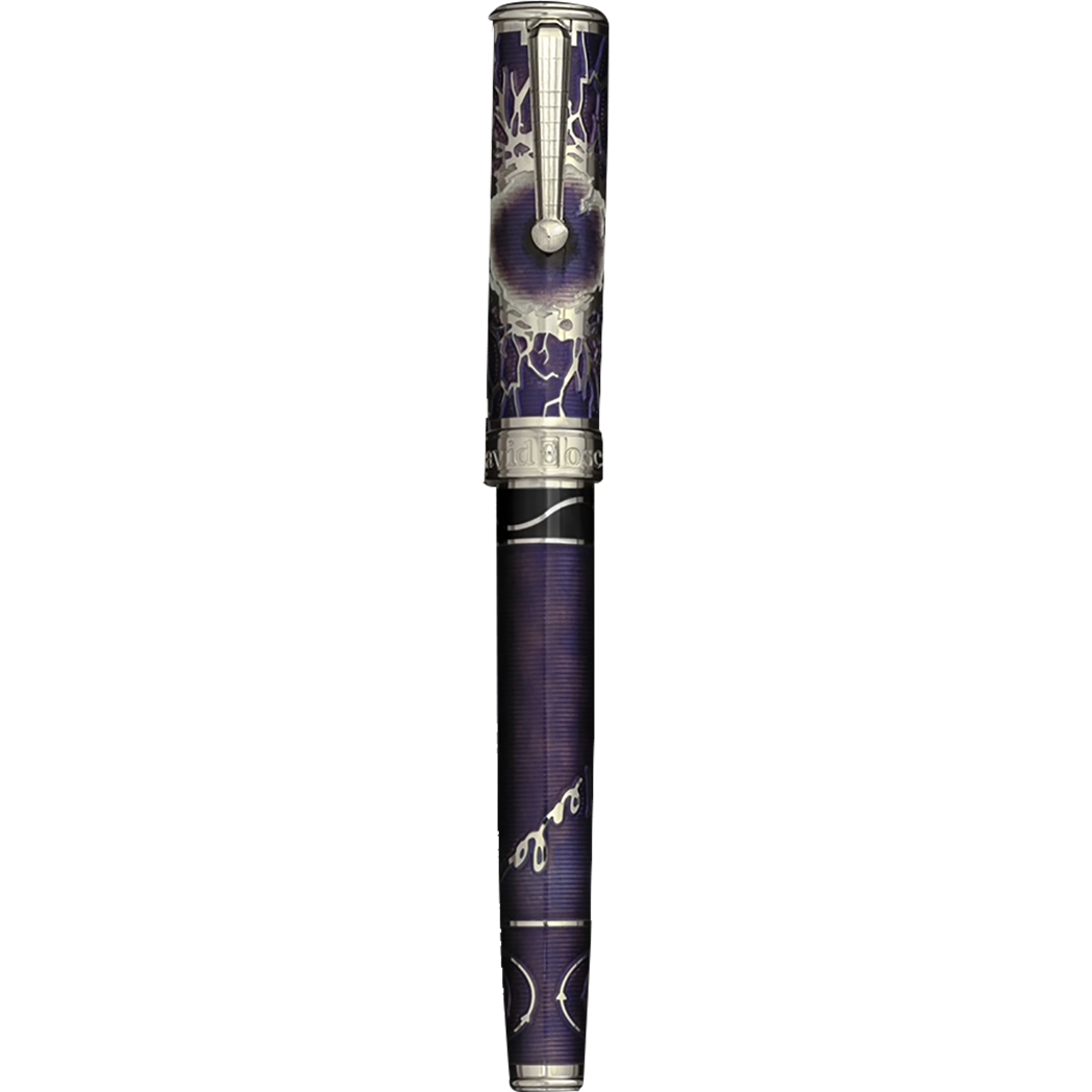 David Oscarson Tesla Rollerball Pen - Translucent Purple-Pen Boutique Ltd