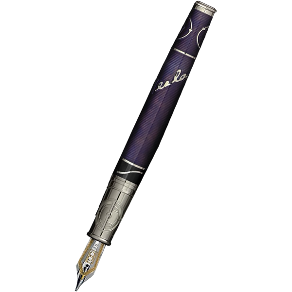 David Oscarson Tesla Fountain Pen - Translucent Purple-Pen Boutique Ltd